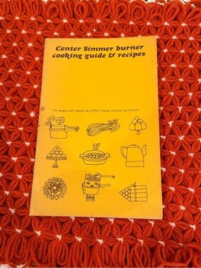 Harper Center Simmer Burner Cooking Guide & Recipes - Yellow Orange